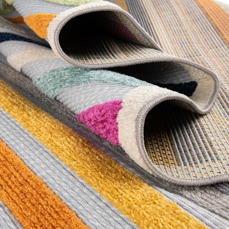 Bahama Breeze Outdoor Collection Area Rug - Exuma Rectangle Gray lifestyle 48