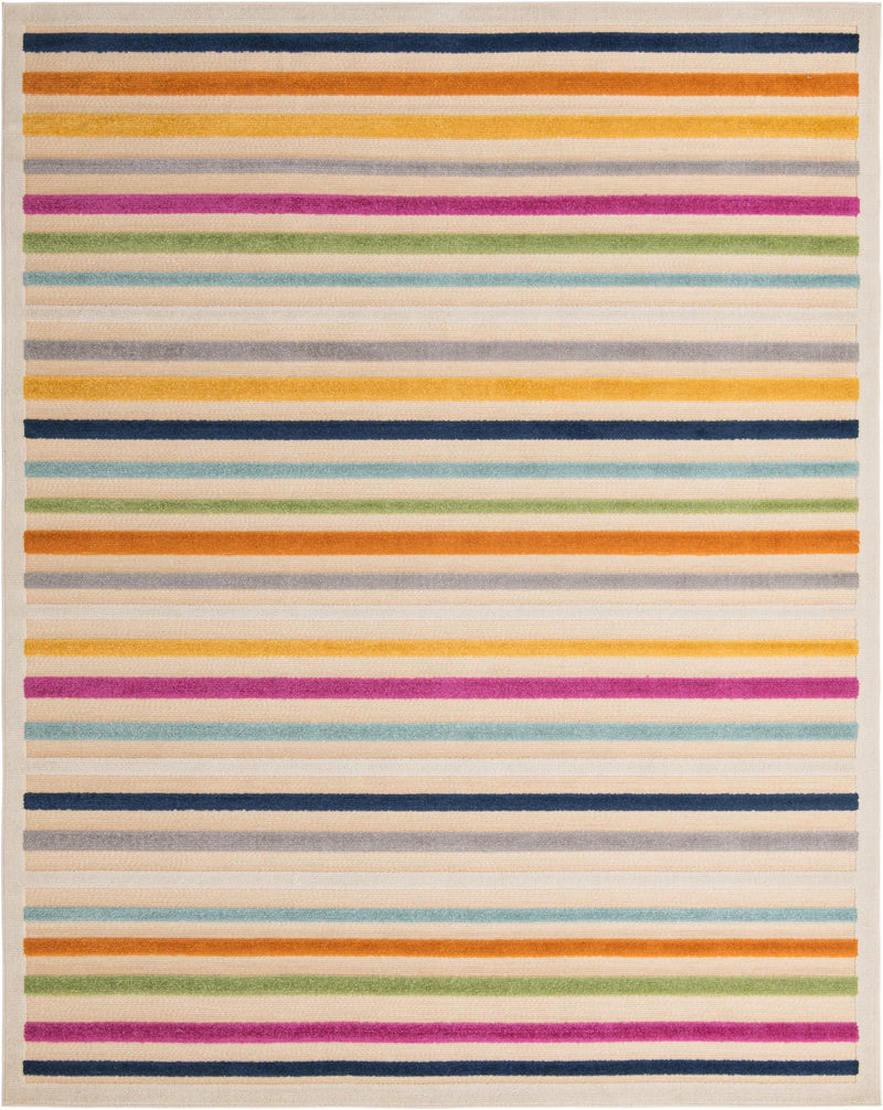 Bahama Breeze Outdoor Collection Area Rug - Exuma Rectangle Beige lifestyle 5