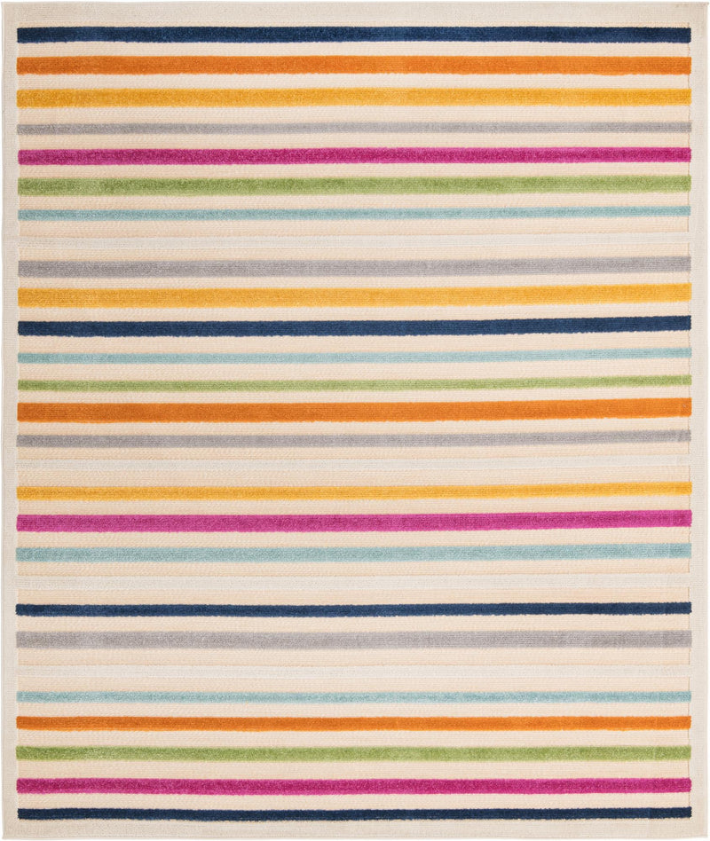 Bahama Breeze Outdoor Collection Area Rug - Exuma Rectangle Beige lifestyle 2