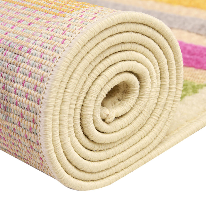 Bahama Breeze Outdoor Collection Area Rug - Exuma Rectangle Beige lifestyle 32