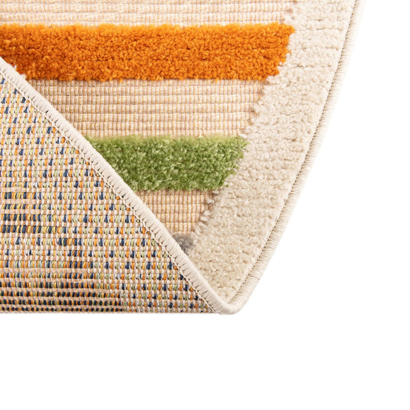 Bahama Breeze Outdoor Collection Area Rug - Exuma Round Beige lifestyle 63