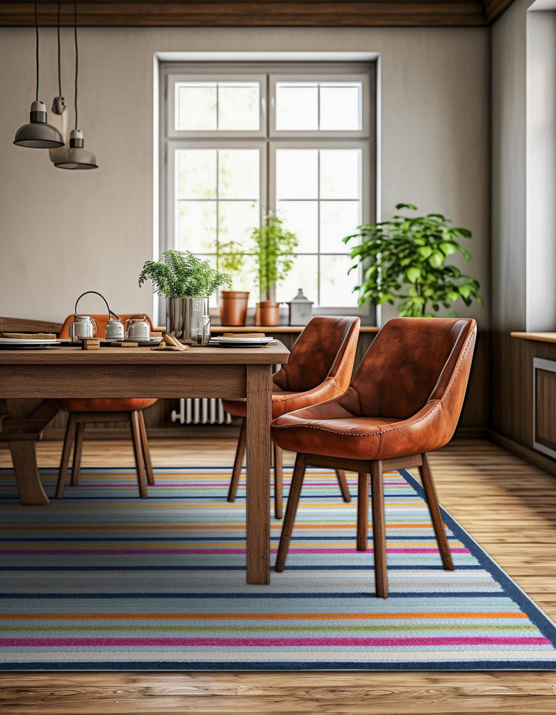 Bahama Breeze Outdoor Collection Area Rug - Exuma Square Blue lifestyle 169