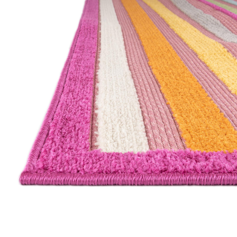 Bahama Breeze Outdoor Collection Area Rug - Exuma Rectangle Pink lifestyle 16
