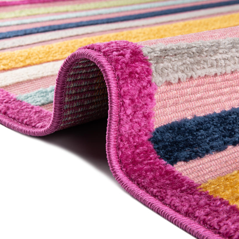Bahama Breeze Outdoor Collection Area Rug - Exuma Rectangle Pink lifestyle 25