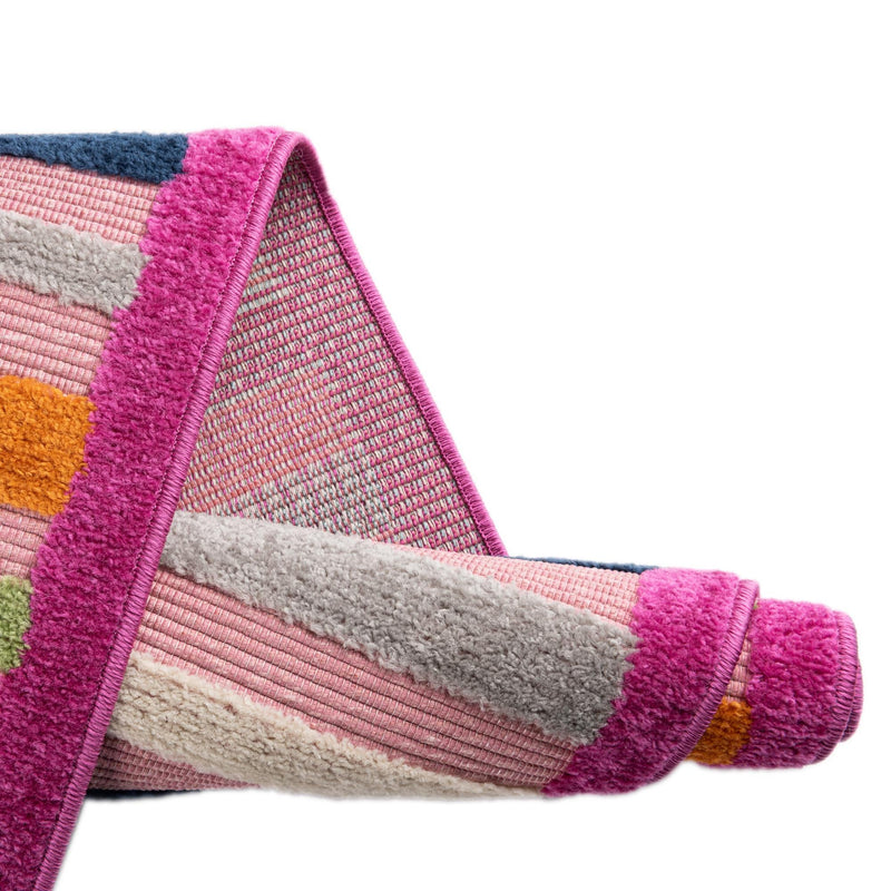 Bahama Breeze Outdoor Collection Area Rug - Exuma Rectangle Pink lifestyle 28