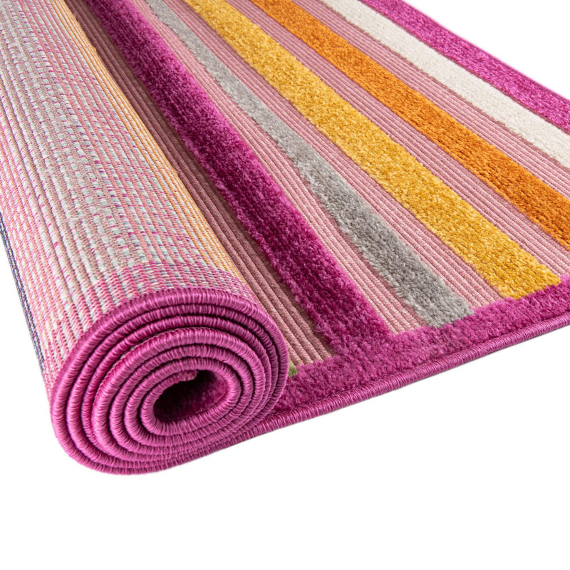 Bahama Breeze Outdoor Collection Area Rug - Exuma Rectangle Pink lifestyle 31
