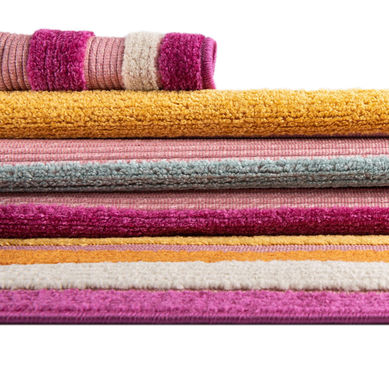 Bahama Breeze Outdoor Collection Area Rug - Exuma Rectangle Pink lifestyle 37