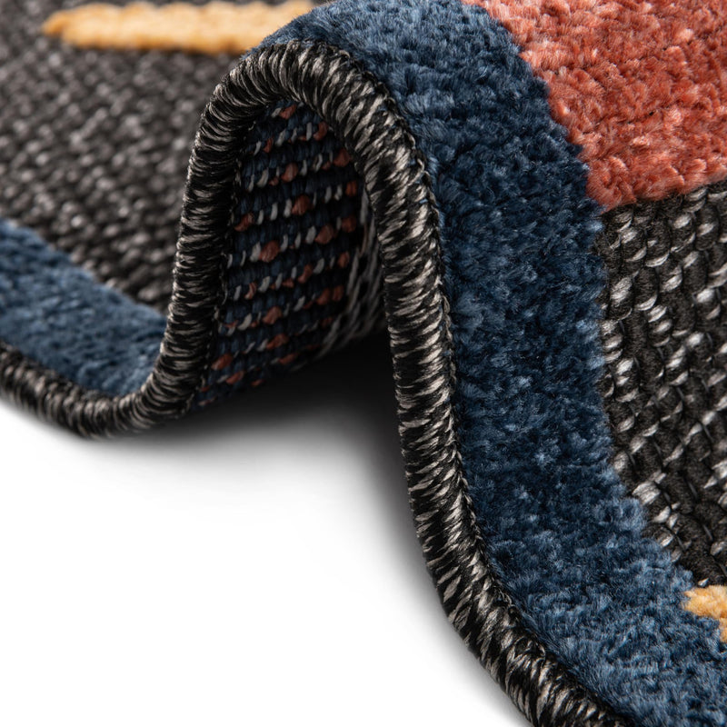 Caribbean Terrace Collection Area Rug - Antigua Rectangle Charcoal lifestyle 17