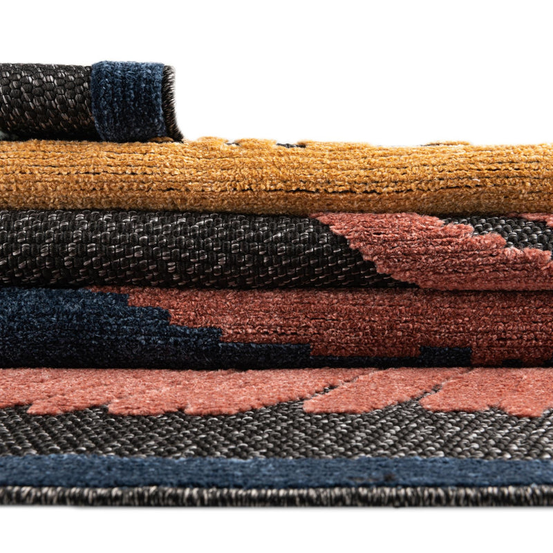 Caribbean Terrace Collection Area Rug - Antigua Rectangle Charcoal lifestyle 25