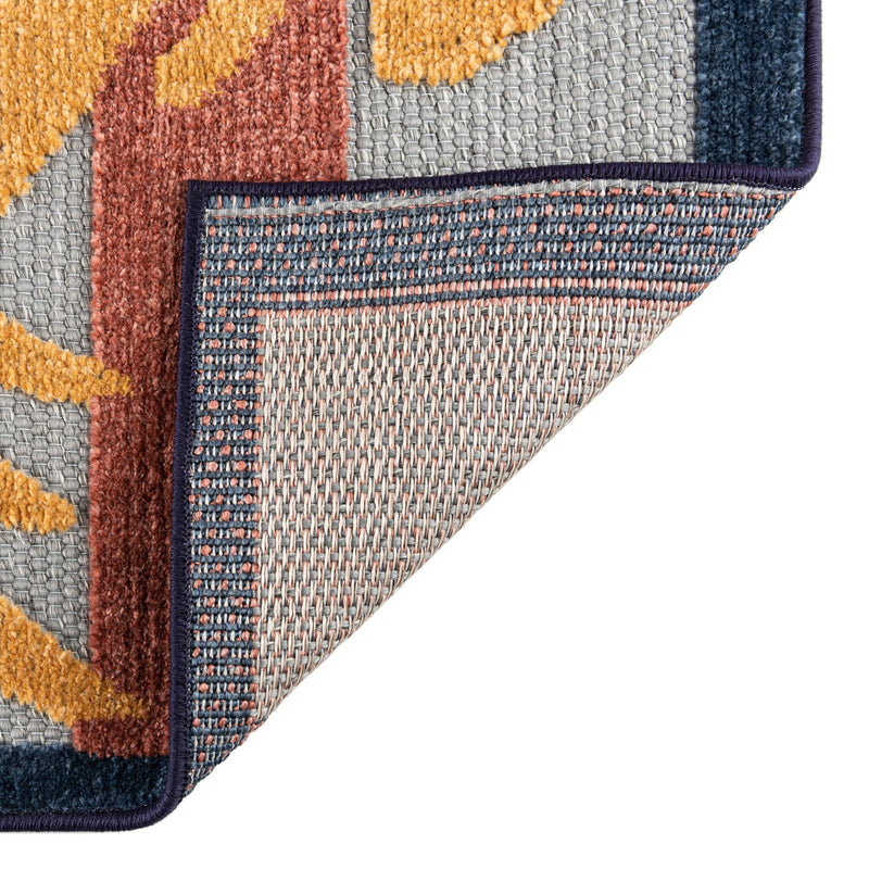 Caribbean Terrace Collection Area Rug - Antigua Rectangle Gray lifestyle 16