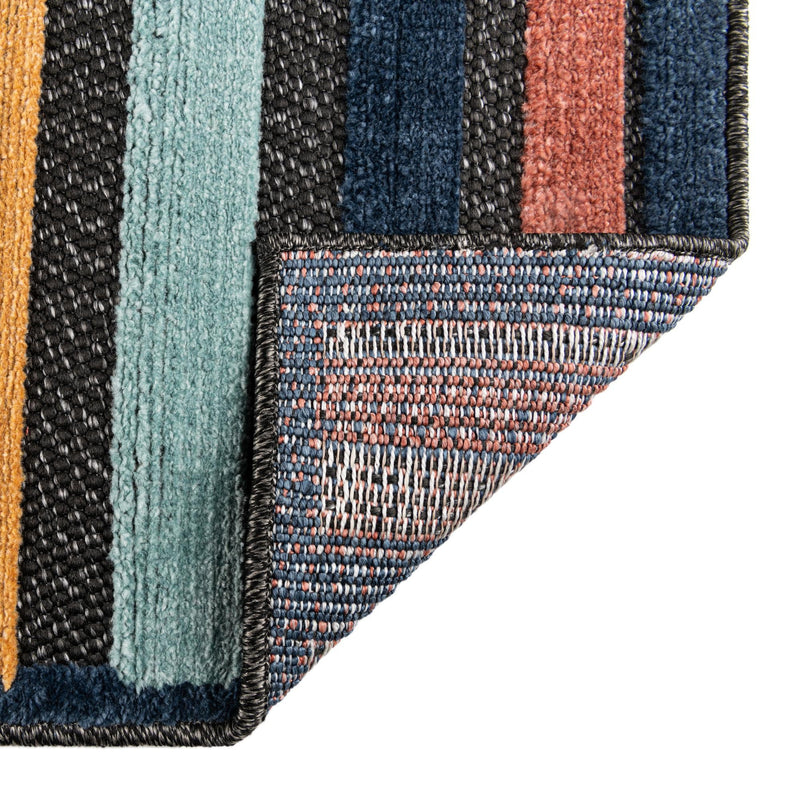 Caribbean Terrace Collection Area Rug - Martinique Rectangle Charcoal lifestyle 8