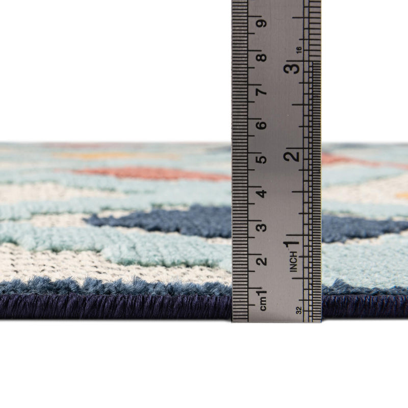 Caribbean Terrace Collection Area Rug - Tobago Rectangle Ivory lifestyle 8