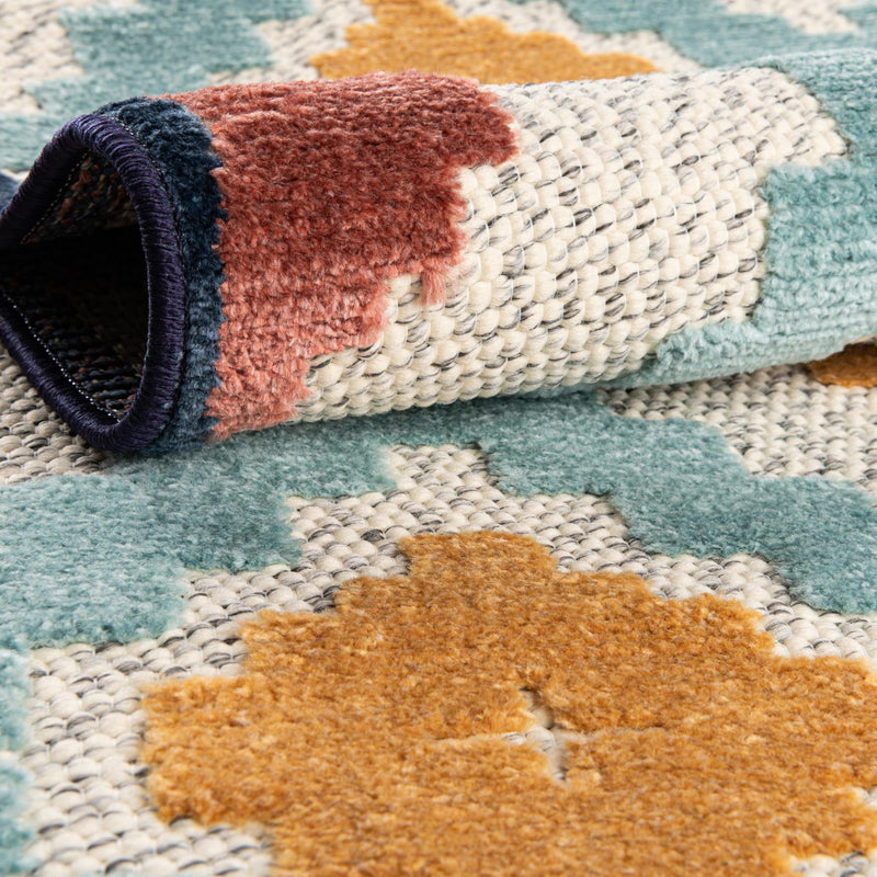 Caribbean Terrace Collection Area Rug - Tobago Rectangle Ivory lifestyle 10