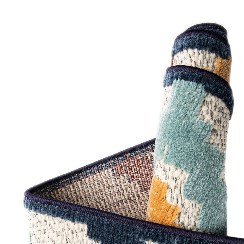 Caribbean Terrace Collection Area Rug - Tobago Rectangle Ivory lifestyle 20