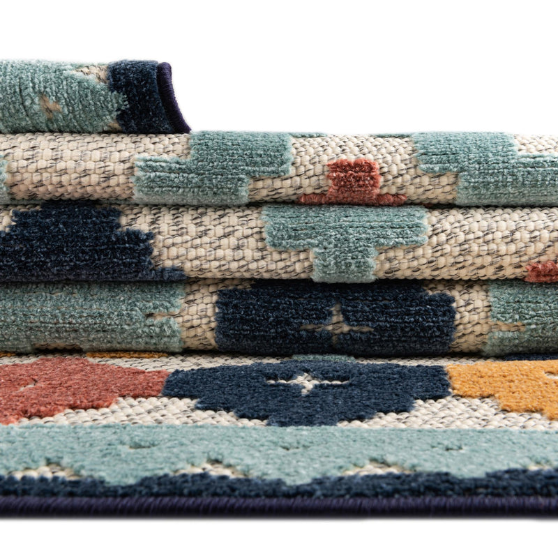 Caribbean Terrace Collection Area Rug - Tobago Rectangle Ivory lifestyle 26