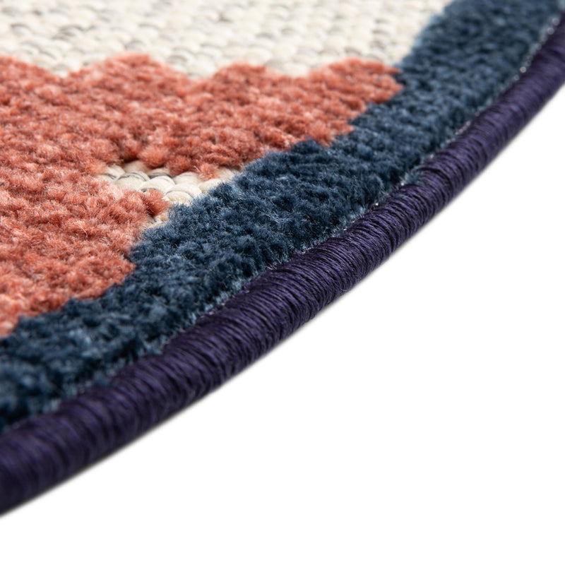 Caribbean Terrace Collection Area Rug - Tobago Round Ivory lifestyle 61