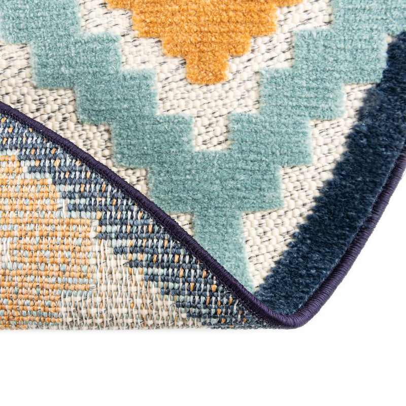 Caribbean Terrace Collection Area Rug - Tobago Round Ivory lifestyle 73