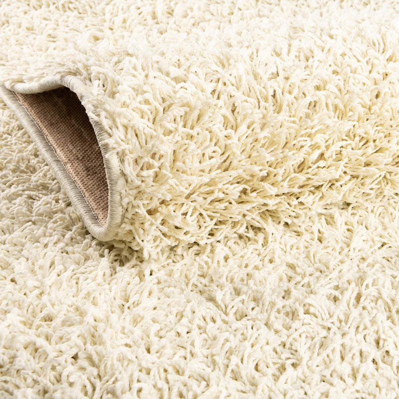 Cozy Haven Shag Collection Area Rug - Sanctuary (Pure Ivory) Rectangle Pure Ivory lifestyle 6