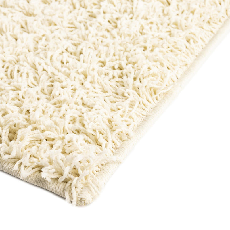 Cozy Haven Shag Collection Area Rug - Sanctuary (Pure Ivory) Rectangle Pure Ivory lifestyle 7