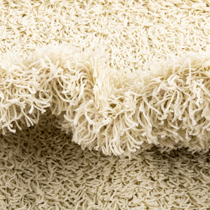 Cozy Haven Shag Collection Area Rug - Sanctuary (Pure Ivory) Rectangle Pure Ivory lifestyle 8