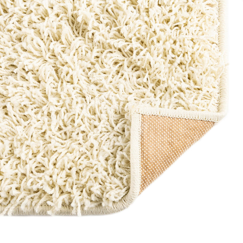 Cozy Haven Shag Collection Area Rug - Sanctuary (Pure Ivory) Rectangle Pure Ivory lifestyle 9