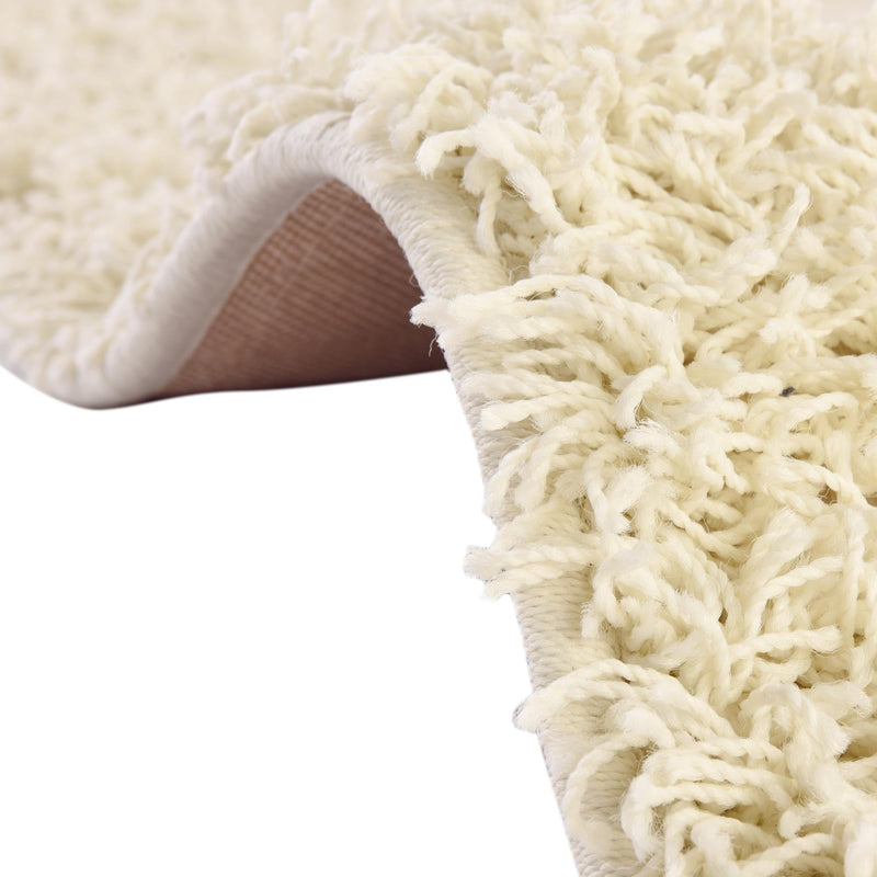 Cozy Haven Shag Collection Area Rug - Sanctuary (Pure Ivory) Rectangle Pure Ivory lifestyle 10