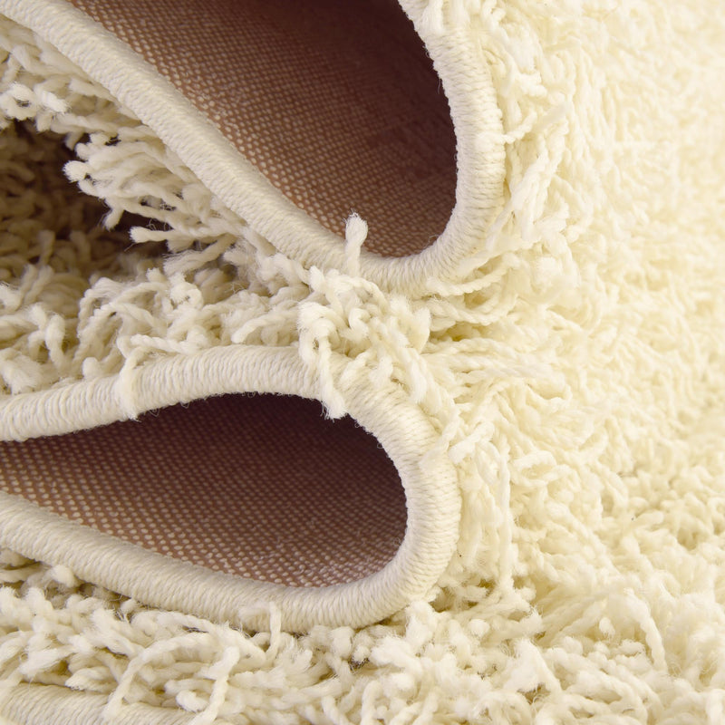 Cozy Haven Shag Collection Area Rug - Sanctuary (Pure Ivory) Rectangle Pure Ivory lifestyle 13