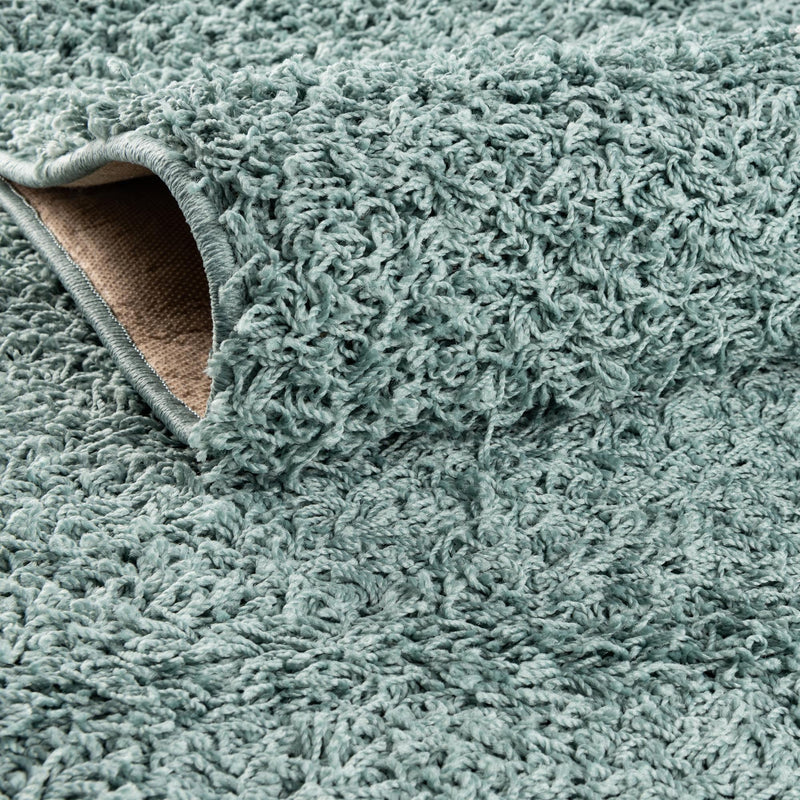 Cozy Haven Shag Collection Area Rug - Sanctuary (Light Slate Blue) Rectangle Light Slate Blue lifestyle 5