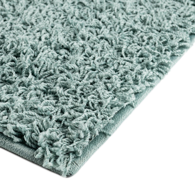 Cozy Haven Shag Collection Area Rug - Sanctuary (Light Slate Blue) Rectangle Light Slate Blue lifestyle 6
