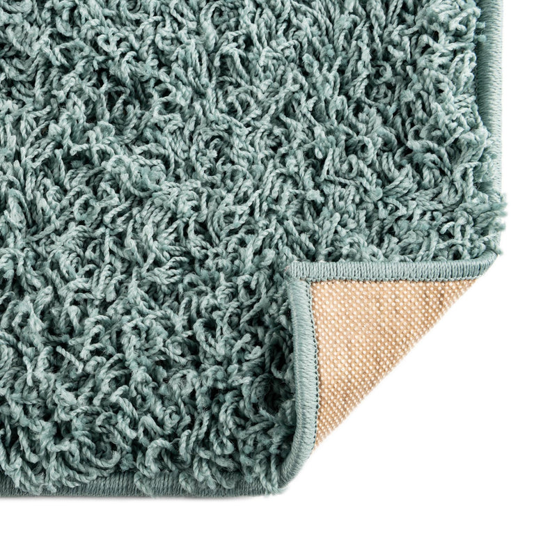 Cozy Haven Shag Collection Area Rug - Sanctuary (Light Slate Blue) Rectangle Light Slate Blue lifestyle 8