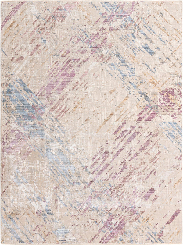 Sahara Elegance Collection Area Rug - Essaouira Rectangle Ivory and Gray Main