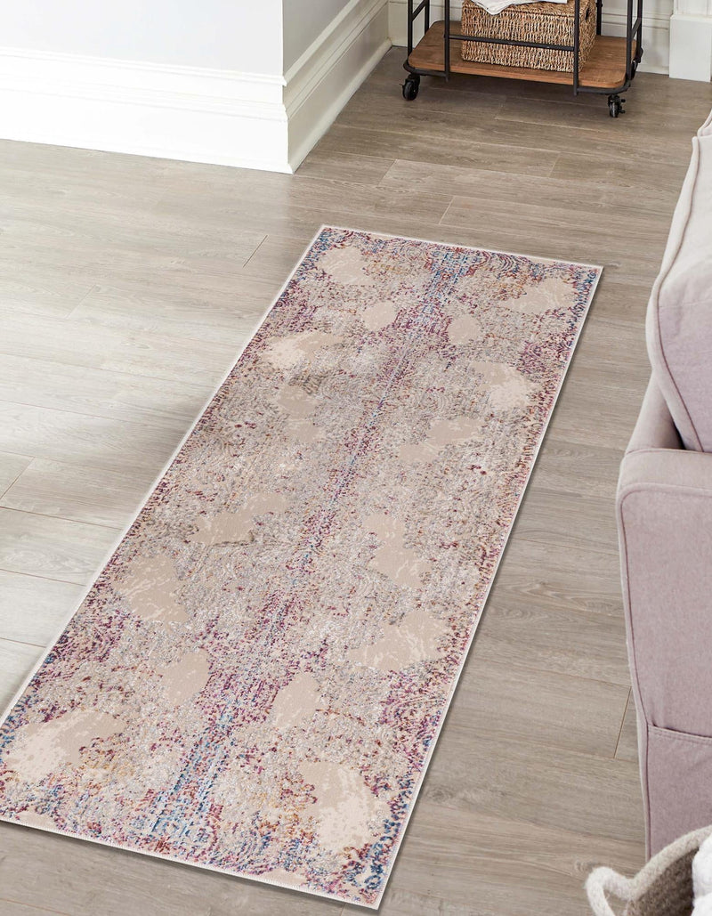 Sahara Elegance Collection Area Rug - Karnak Runner Ivory lifestyle 19