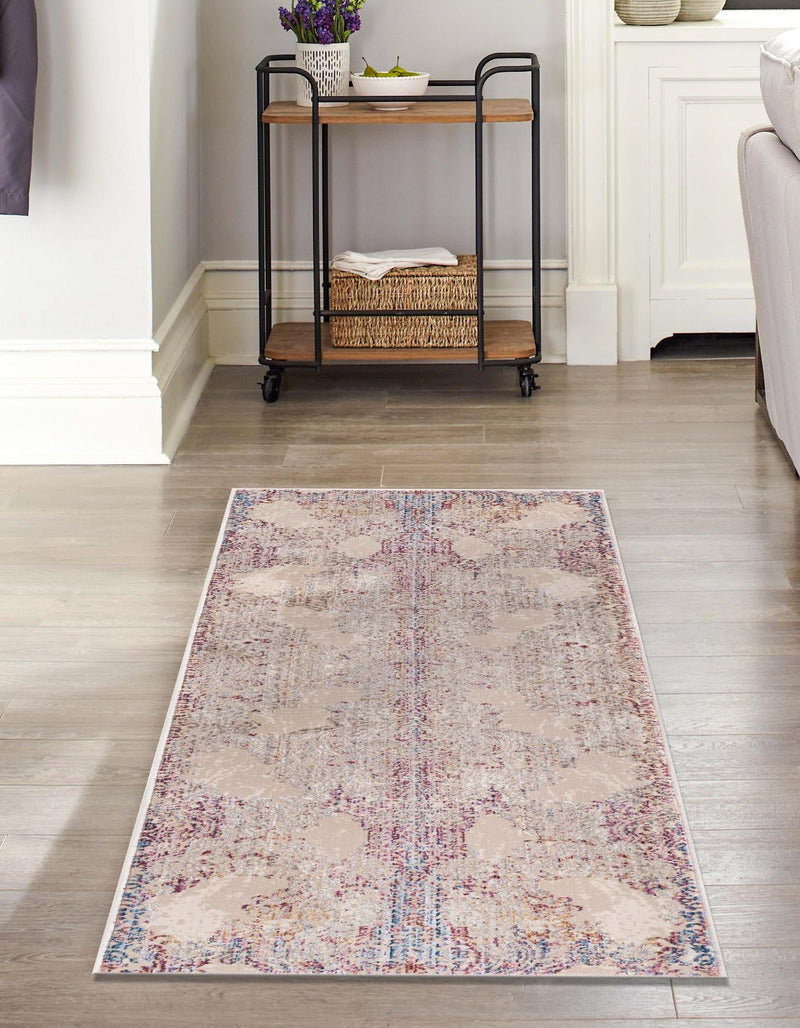 Sahara Elegance Collection Area Rug - Karnak Runner Ivory lifestyle 21