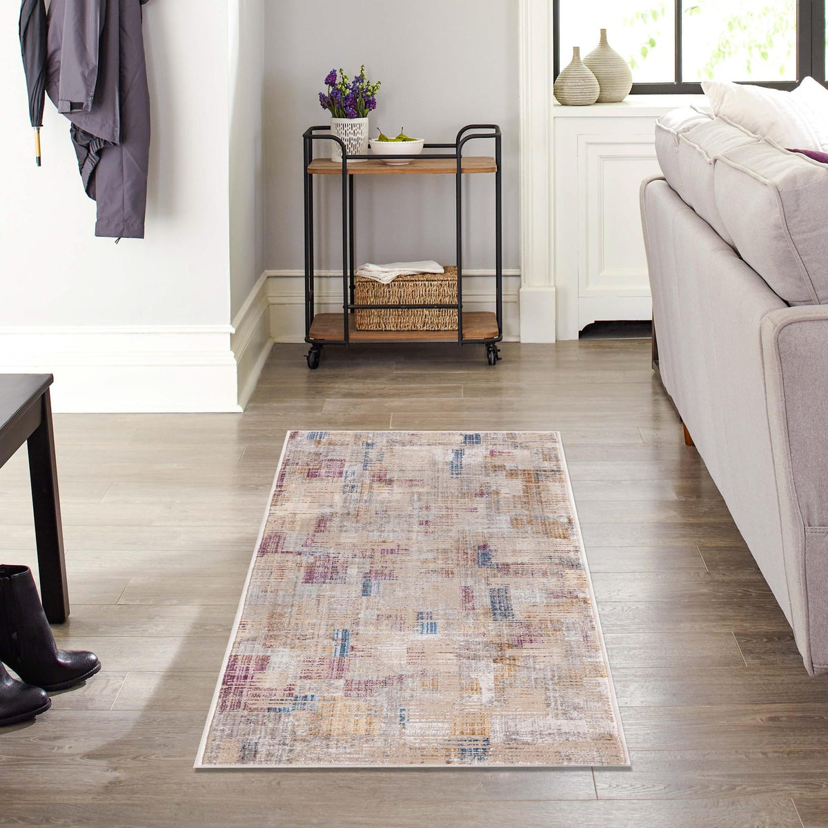 Sahara Elegance Collection Area Rug - Chefchaouen Runner Ivory lifestyle 60