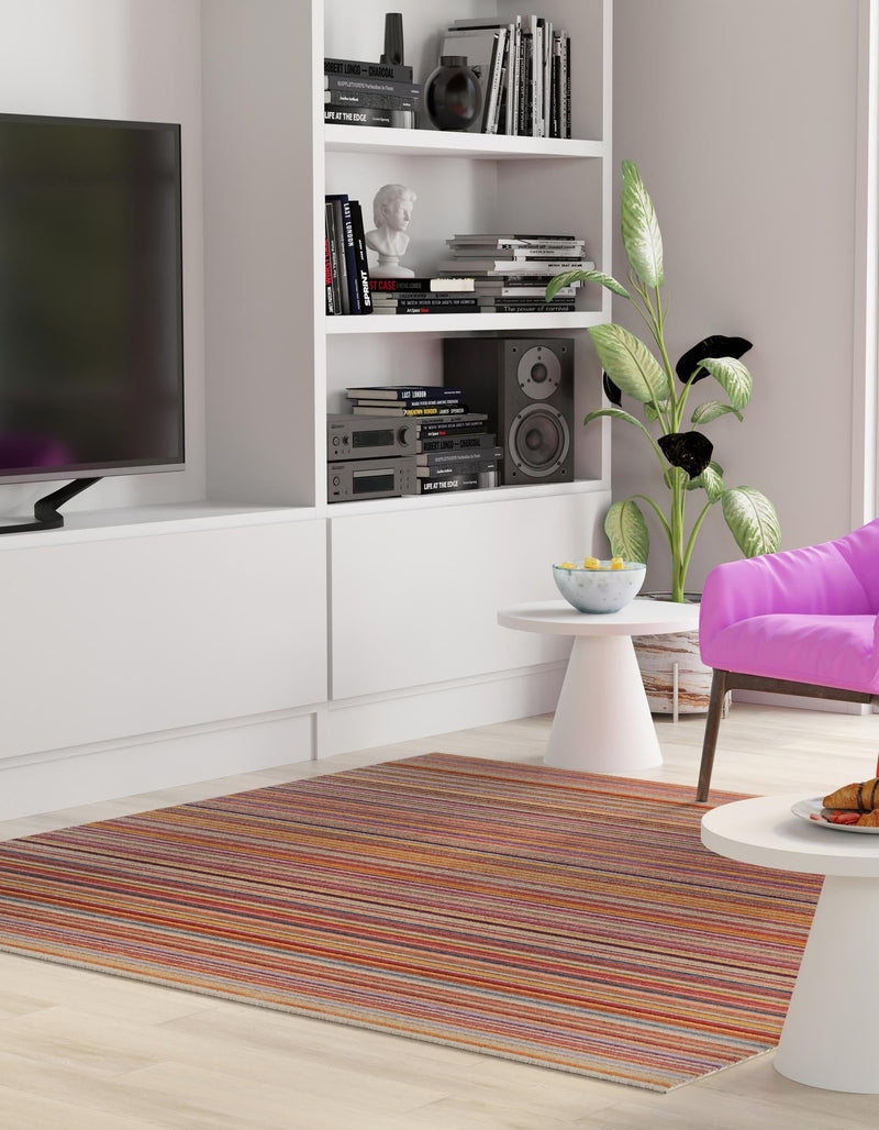 Sahara Elegance Collection Area Rug - Giza Square Multi lifestyle 19