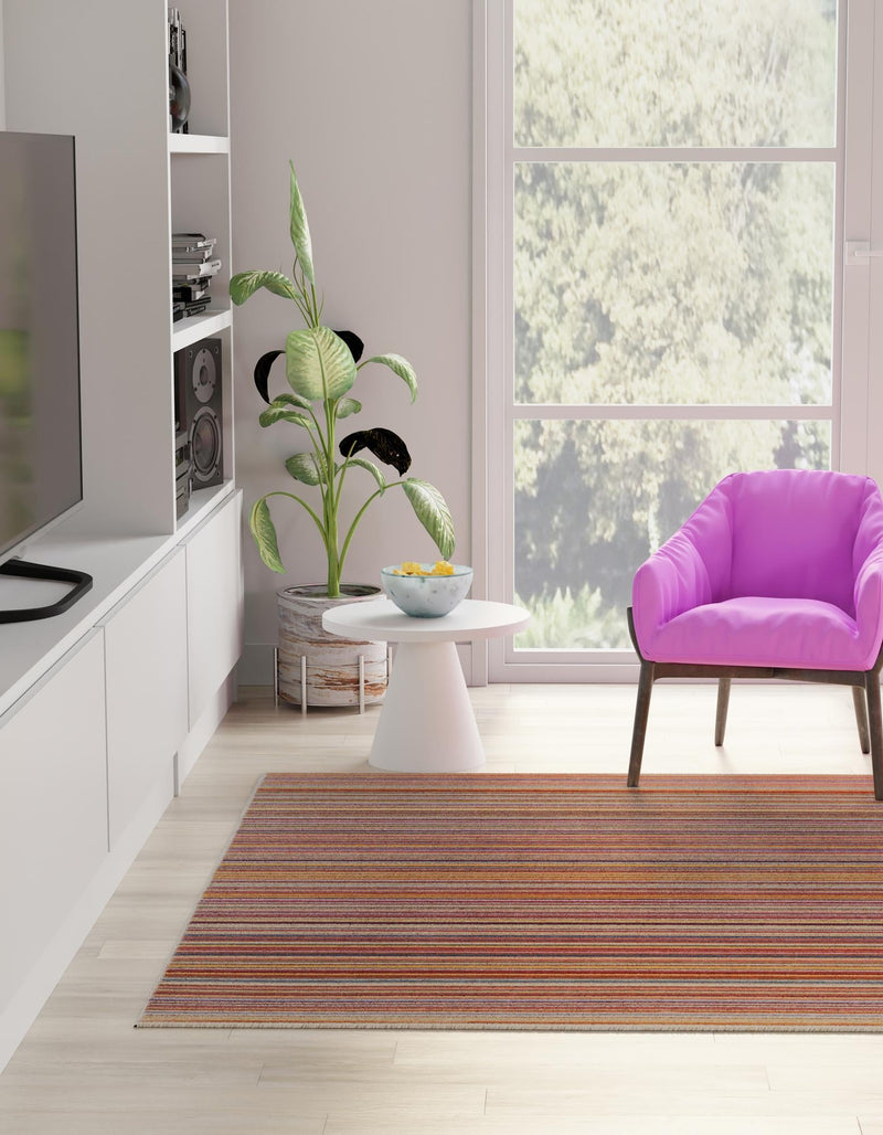 Sahara Elegance Collection Area Rug - Giza Square Multi lifestyle 22