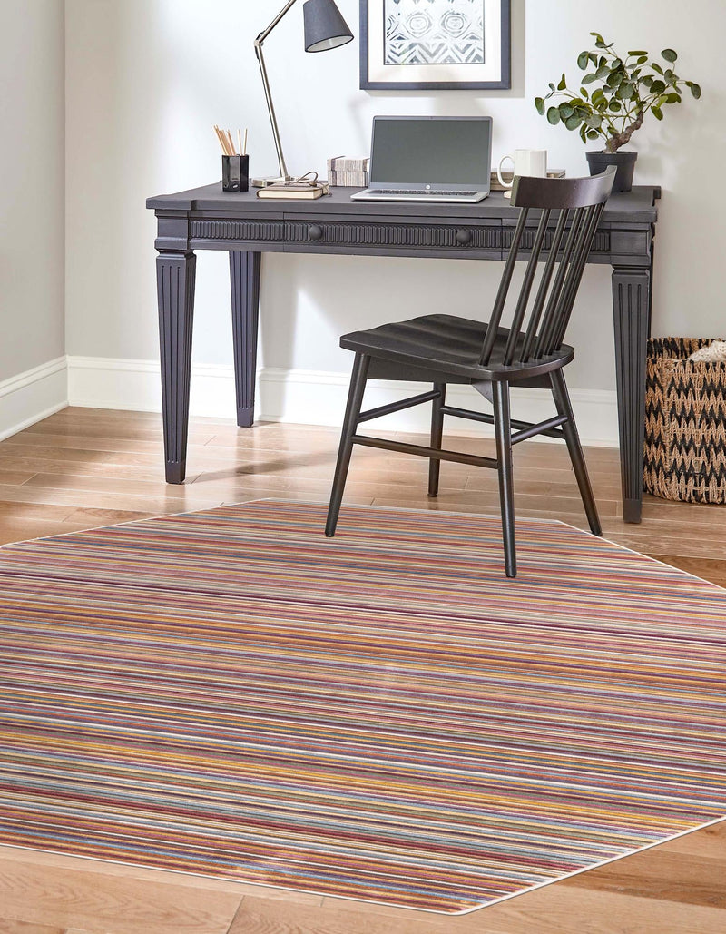 Sahara Elegance Collection Area Rug - Giza Octagon Multi lifestyle 23