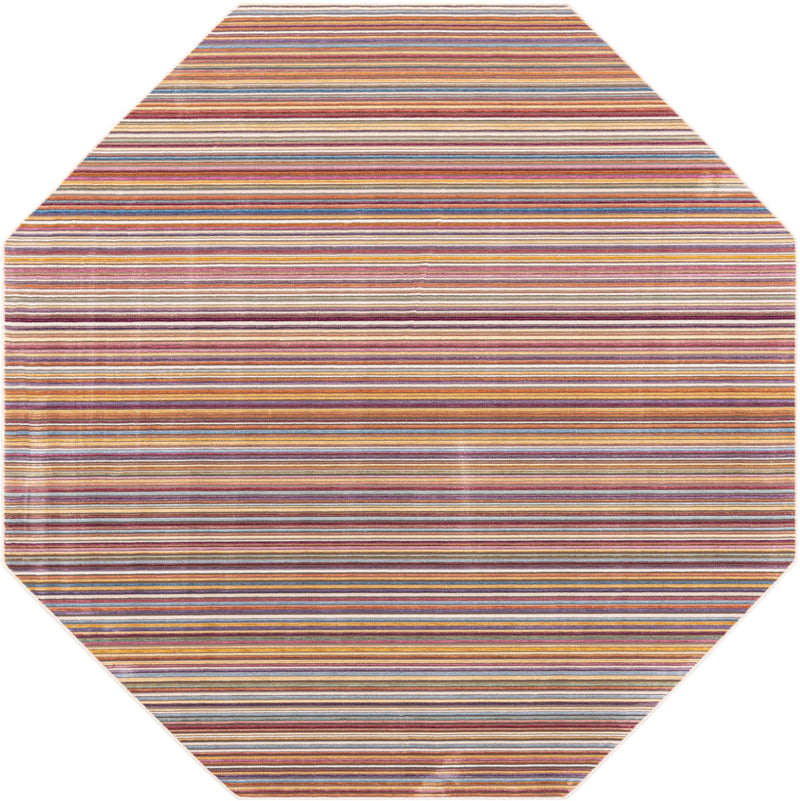 Sahara Elegance Collection Area Rug - Giza Octagon Multi lifestyle 17