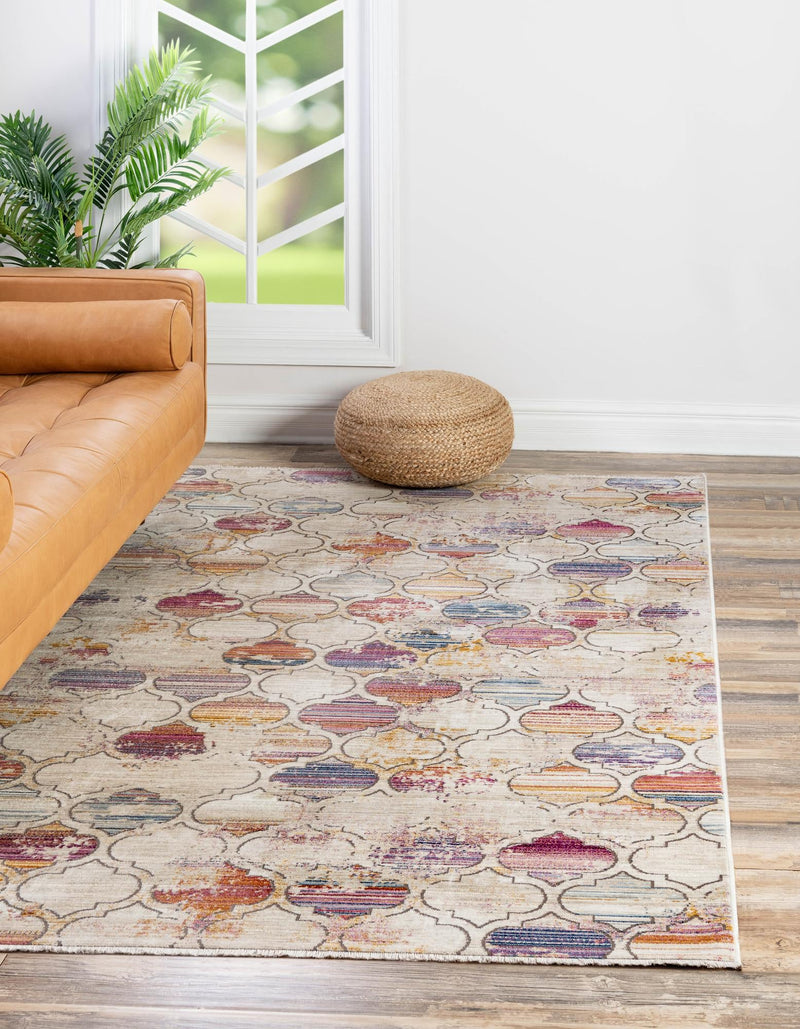 Sahara Elegance Collection Area Rug - Fes Rectangle Multi lifestyle 2