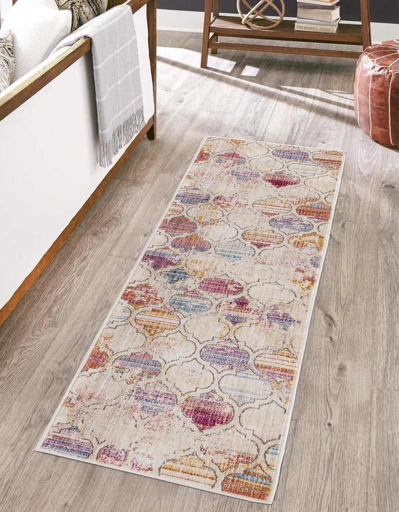 Sahara Elegance Collection Area Rug - Fes Runner Multi lifestyle 19