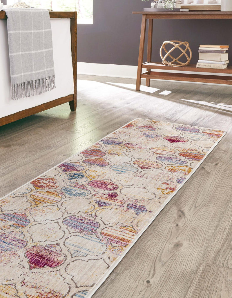 Sahara Elegance Collection Area Rug - Fes Runner Multi lifestyle 22