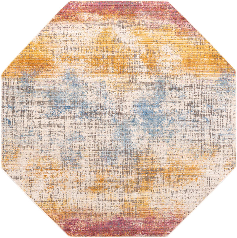 Sahara Elegance Collection Area Rug - Tangier Octagon Multi lifestyle 15