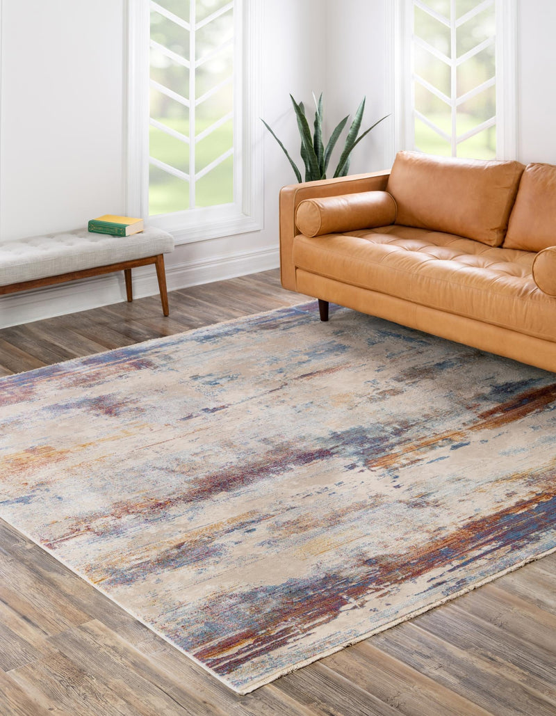 Sahara Elegance Collection Area Rug - Siwa Square Multi lifestyle 22