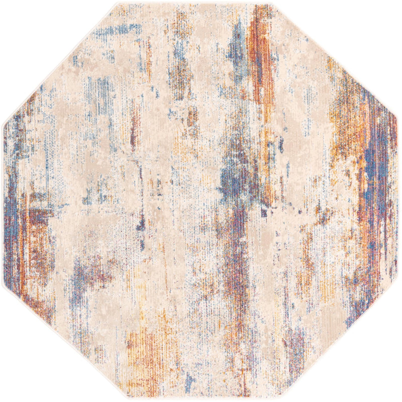 Sahara Elegance Collection Area Rug - Siwa Octagon Multi lifestyle 17