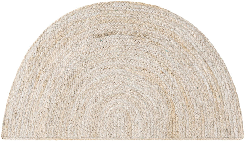 Woven Seaside Jute Collection Area Rug - Savannah (White) Hearth White lifestyle 26