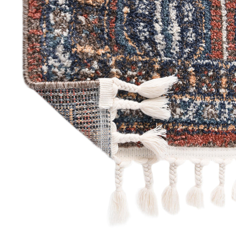 Mediterranea Elegance Collection Area Rug - Amalfi Rectangle Rust Red lifestyle 8