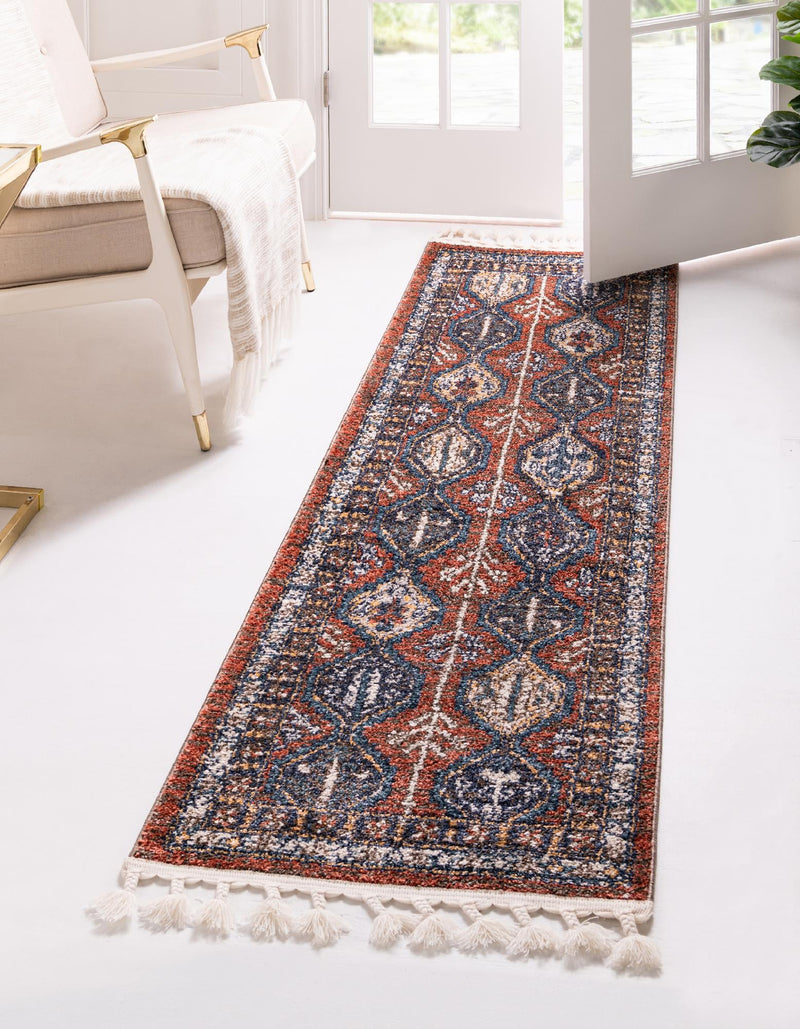 Mediterranea Elegance Collection Area Rug - Amalfi Runner Rust Red lifestyle 14