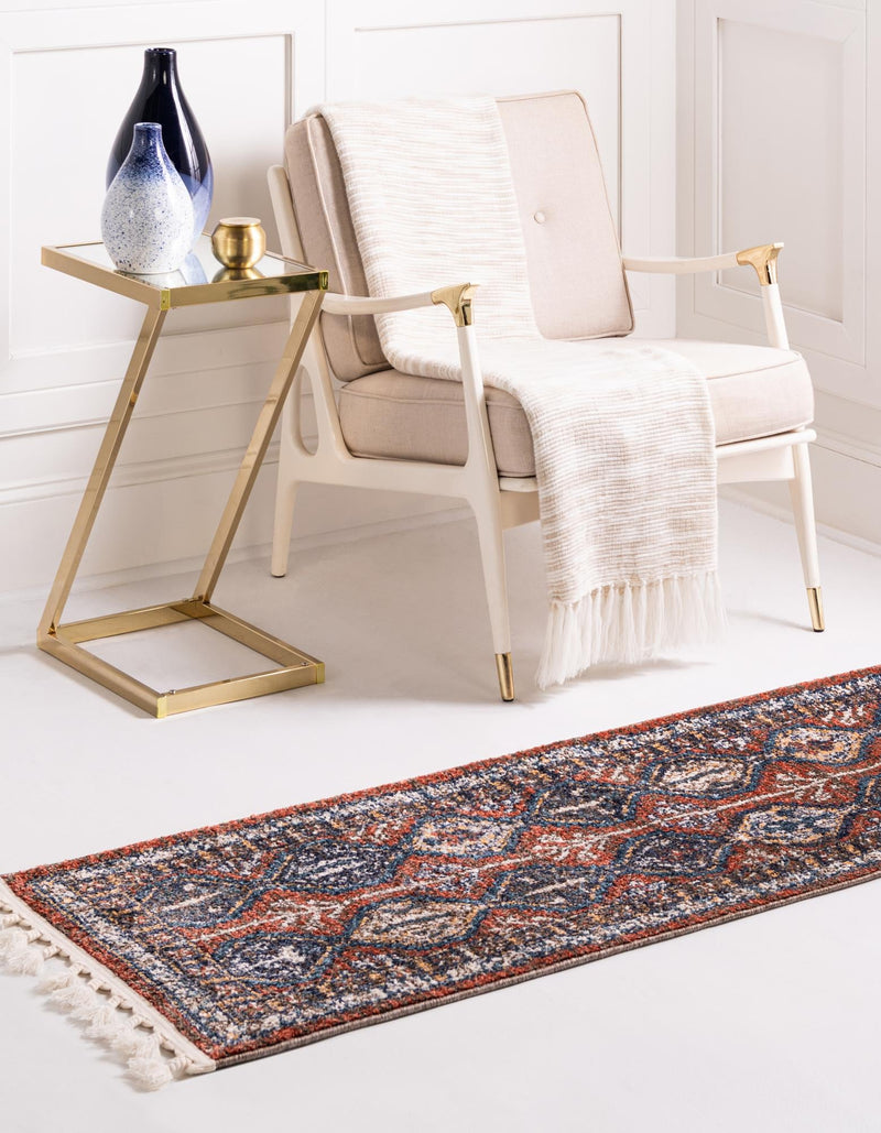 Mediterranea Elegance Collection Area Rug - Amalfi Runner Rust Red lifestyle 17