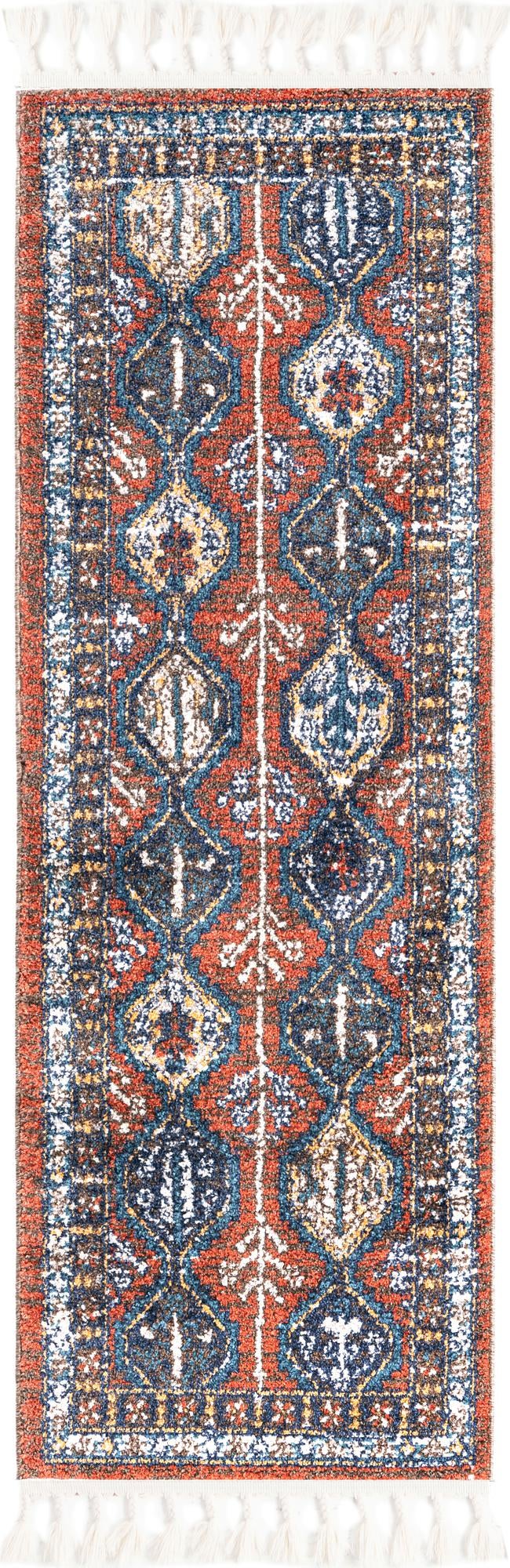 Mediterranea Elegance Collection Area Rug - Amalfi Runner Rust Red lifestyle 11