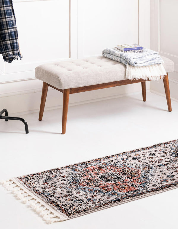 Mediterranea Elegance Collection Area Rug - Sorrento Runner Gray lifestyle 17